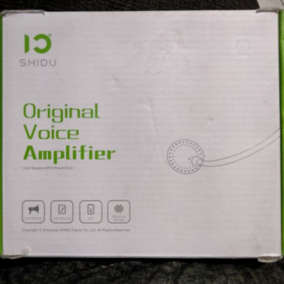 SHIDU Green Original Voice Amplifier, Personal Voice Amplifier Open Box - Picture 2 of 6